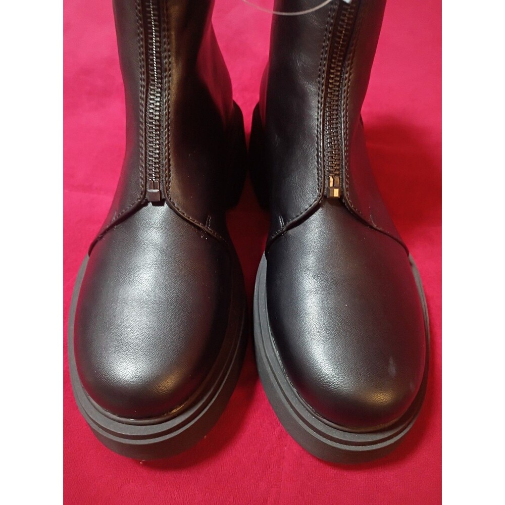 These ankle boots are the Rocket Dog Blaze Ankle Boots. They feature a prominent